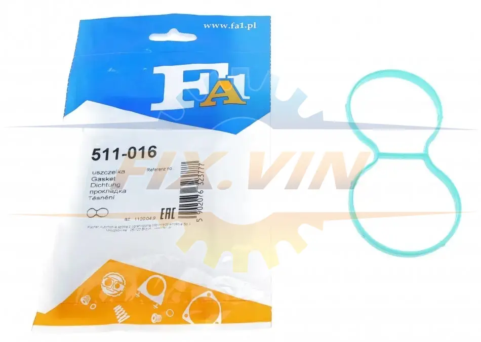 Прокладка колектора двигуна гумова Fischer Automotive One (FA1) 511-016 (фото 1)