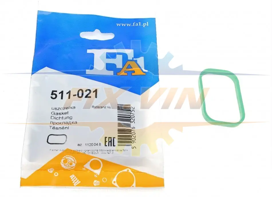 Прокладка колектора двигуна гумова Fischer Automotive One (FA1) 511-021 (фото 1)