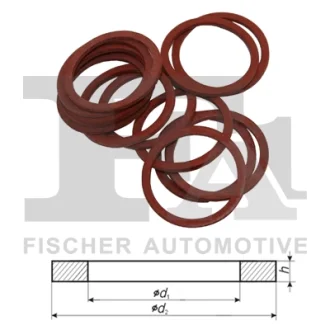FISCHER Ущільнювальне кільце (мат. VF (вулканізована фібра)) 12*16*1,5 мм Fischer Automotive One (FA1) 511870010