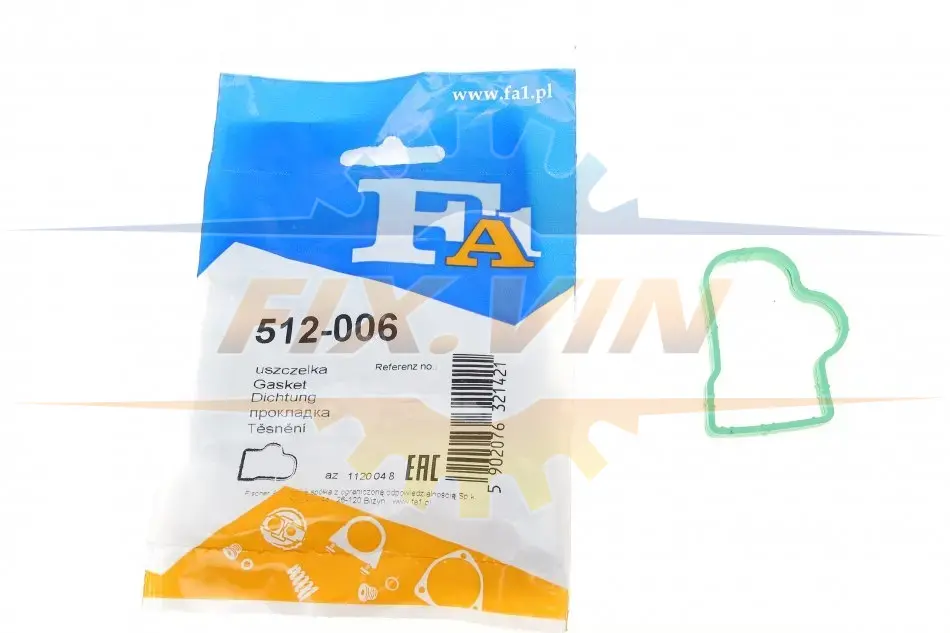 Прокладка колектора двигуна гумова Fischer Automotive One (FA1) 512-006 (фото 1)