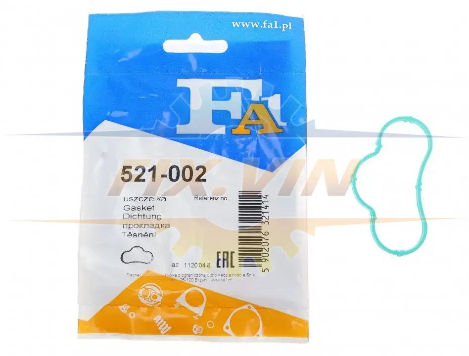 Прокладка колектора двигуна гумова Fischer Automotive One (FA1) 521-002 (фото 1)