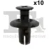 Кліпса кріплення молдинга (к-кт 10шт) Hyundai Santa Fe 01-/Kia Sorento 02- Fischer Automotive One (FA1) 73-30003.10