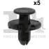Кліпса кріплення (затискач) Fischer Automotive One (FA1) 75-20002.5 (фото 1)