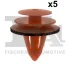 Кліпса кріплення (к-кт 5шт) Nissan Qashqai 06- Fischer Automotive One (FA1) 75-40005.5 (фото 1)