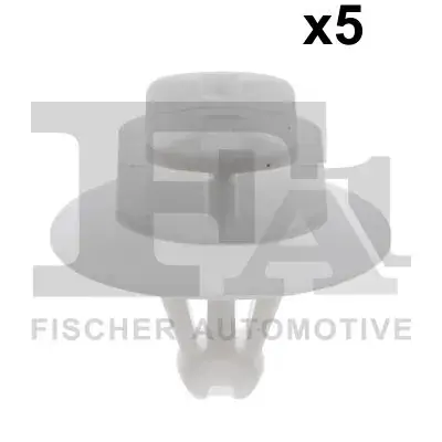 Кліпса кріплення (к-кт 5шт) Renault Kangoo 97-/Megane 02- Fischer Automotive One (FA1) 75-40010.5 (фото 1)