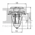 Кліпса кріплення (к-кт 5шт) Toyota Camry 86-/Hilux 97-/Land Cruiser 84- Fischer Automotive One (FA1) 77-40014.5 (фото 2)