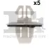Кліпса кріплення (затискач) Fischer Automotive One (FA1) 77-40048.5 (фото 1)