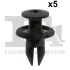Кліпса кріплення (к-кт 5 шт) Subaru/Honda Fischer Automotive One (FA1) 79-30013.5 (фото 1)