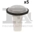 Кліпса кріплення (к-кт 5шт) Hyundai i10 13-/i20 14-/Kia Rio III 11- Fischer Automotive One (FA1) 79-60002.5 (фото 1)