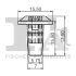 Кліпса кріплення (к-кт 5шт) Hyundai i10 13-/i20 14-/Kia Rio III 11- Fischer Automotive One (FA1) 79-60002.5 (фото 2)