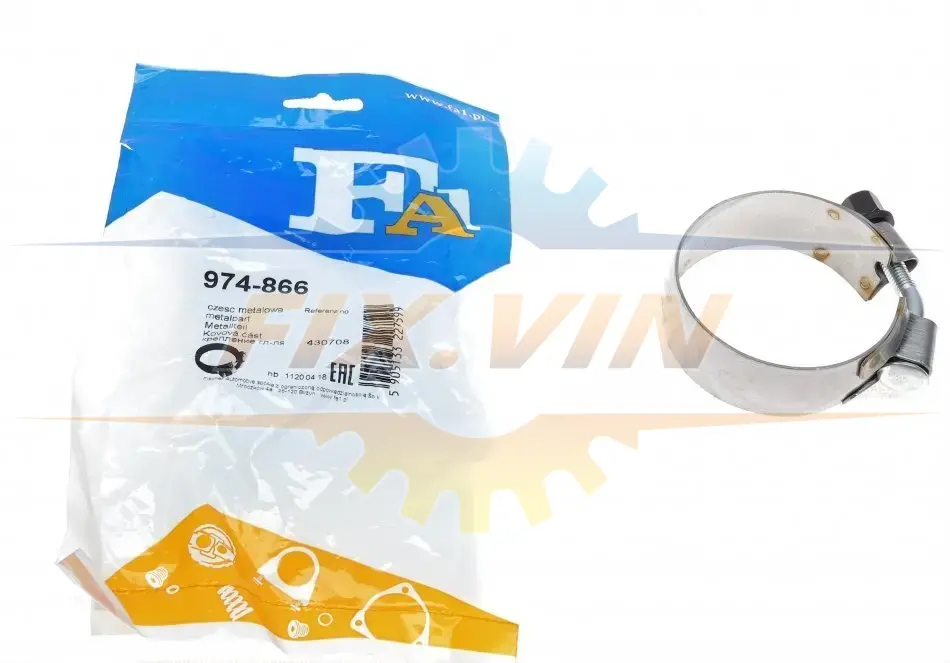 Хомут глушника FA1 Fischer Automotive One (FA1) 974-866 (фото 1)