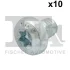 FISCHER VW Гвинт M6x1,0*8 Внутрішня «зірочка» Fischer Automotive One (FA1) 982T0660810 (фото 1)