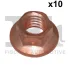 Гайка до М12 включно (з чорного металу) Fischer Automotive One (FA1) 988-0810.10 (фото 1)