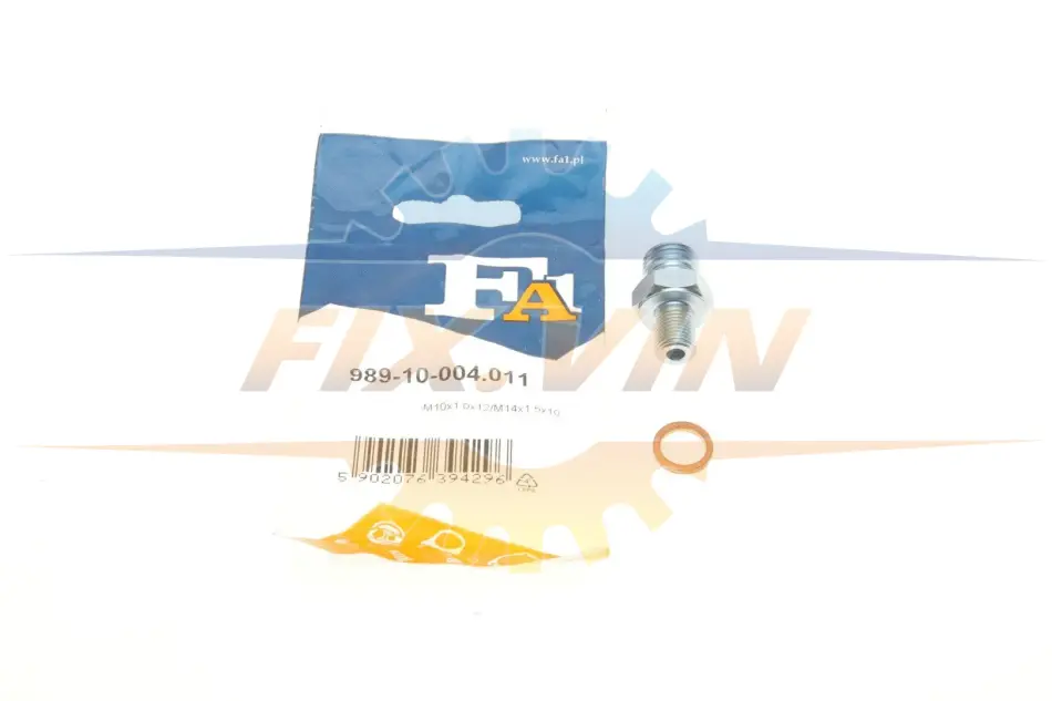 Штуцер з чорного металу з нанесеною різьбою Fischer Automotive One (FA1) 989-10-004.011 (фото 1)