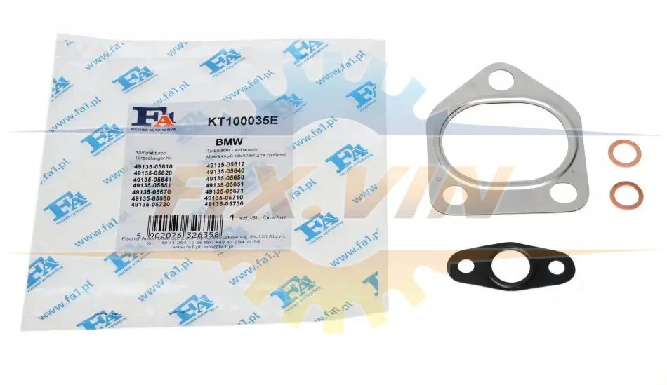 Комплект прокладок турбіни FA1 Fischer Automotive One (FA1) KT100035E (фото 1)