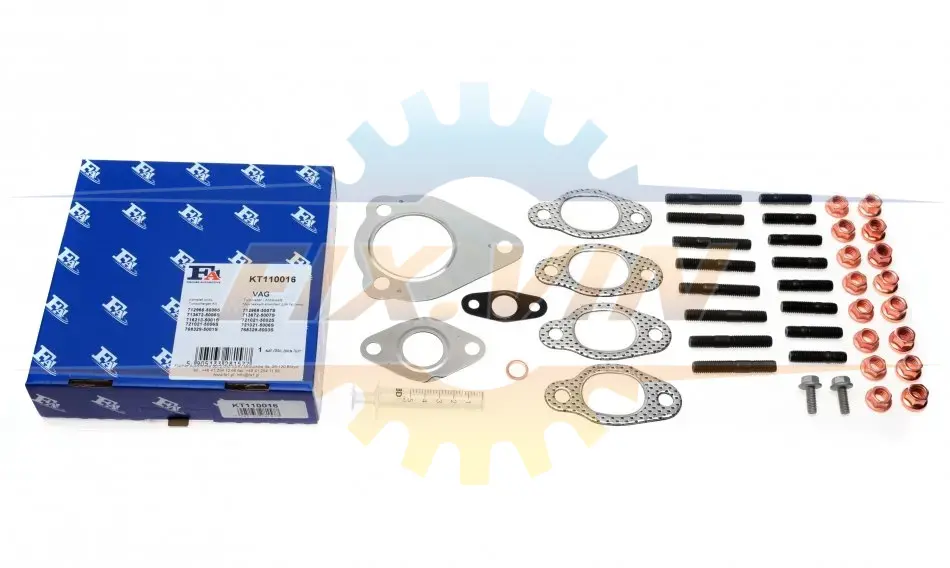 Комплект прокладок турбіни VW Caddy II 1.9 TDI 96-04 FA1 Fischer Automotive One (FA1) KT110016 (фото 1)