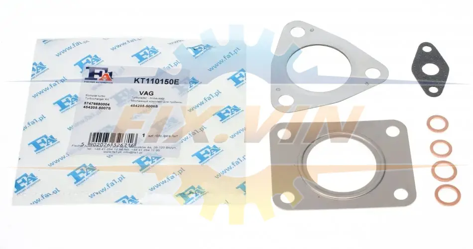 Комплект прокладок турбіни FA1 Fischer Automotive One (FA1) KT110150E (фото 1)