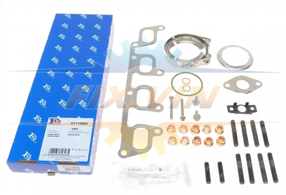 Комплект прокладок турбіни VW T5/T6 2.0 TDI 09- FA1 Fischer Automotive One (FA1) KT110860 (фото 1)