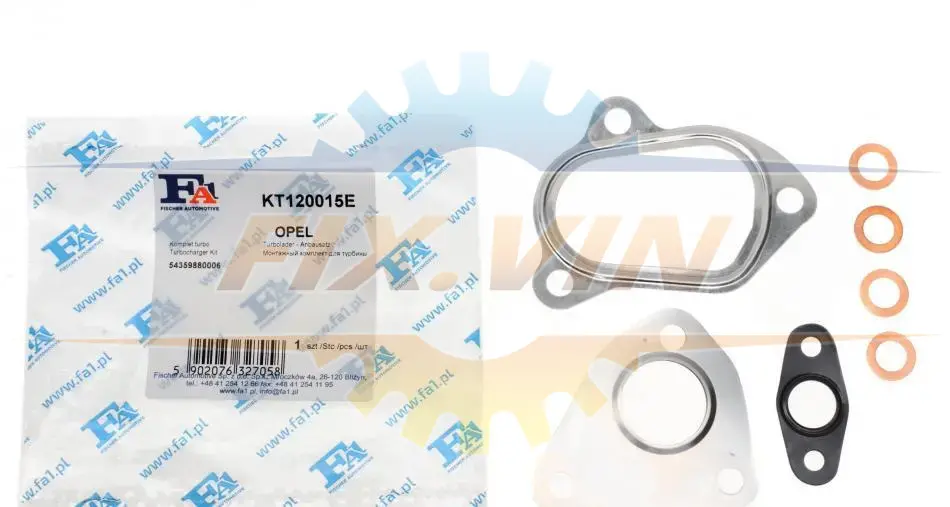 Комплект прокладок турбіни Opel Combo 1.3CDTI 04- Fischer Automotive One (FA1) KT120015E (фото 1)