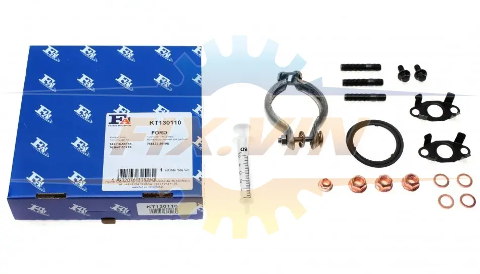 Комплект прокладок з різних матеріалів Fischer Automotive One (FA1) KT130110 (фото 1)