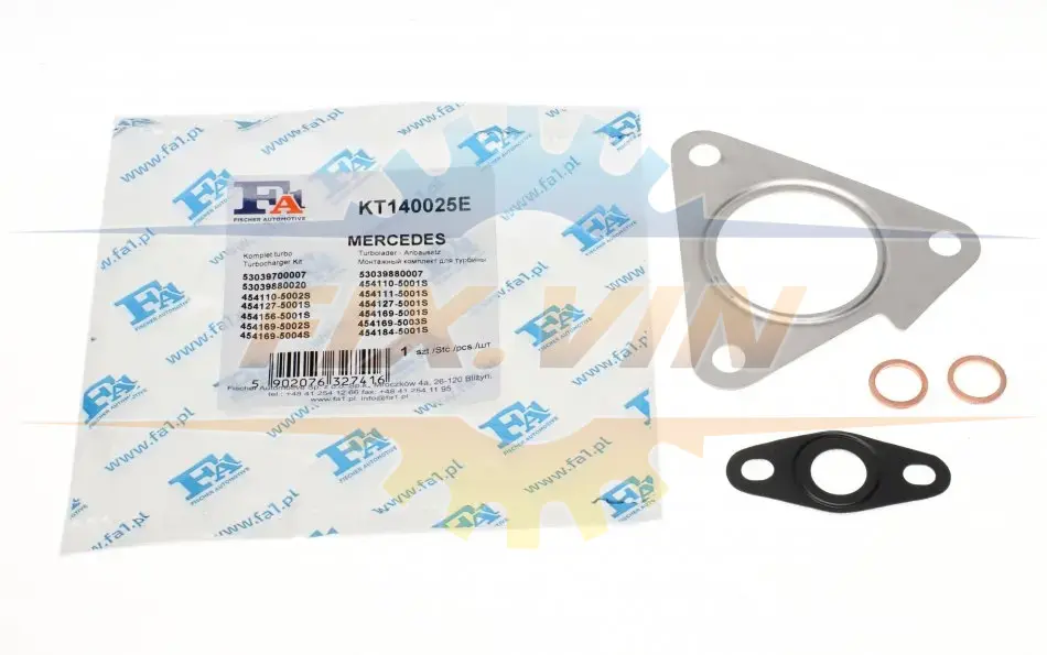 Комплект прокладок турбіни MB Vito (W638) 96-03 FA1 Fischer Automotive One (FA1) KT140025E (фото 1)
