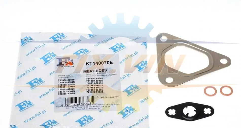 Комплект прокладок турбіни FA1 Fischer Automotive One (FA1) KT140070E (фото 1)