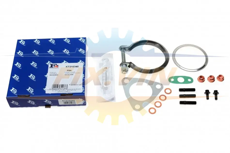 Комплект прокладок турбіни Citroen Jumper/Peugeot Boxer 2.2 HDi 11- FA1 Fischer Automotive One (FA1) KT210340 (фото 1)