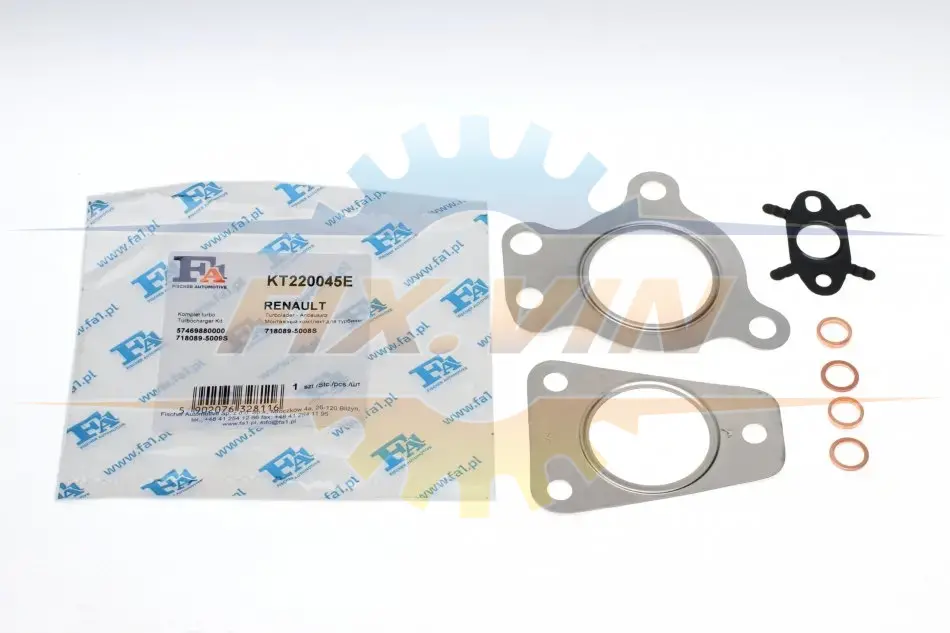 Комплект прокладок турбіни Renault Laguna 2.2 dCi 01-07 FA1 Fischer Automotive One (FA1) KT220045E (фото 1)