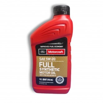 Олива моторна Motorcraft Full Synthetic Motor Oil 5W-20 0.946 л FORD XO5W20Q1FS