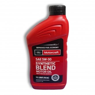 Масло моторное Synthetic Blend 5W30 0.946л. Ford Motorcraft XO5W30Q1SP