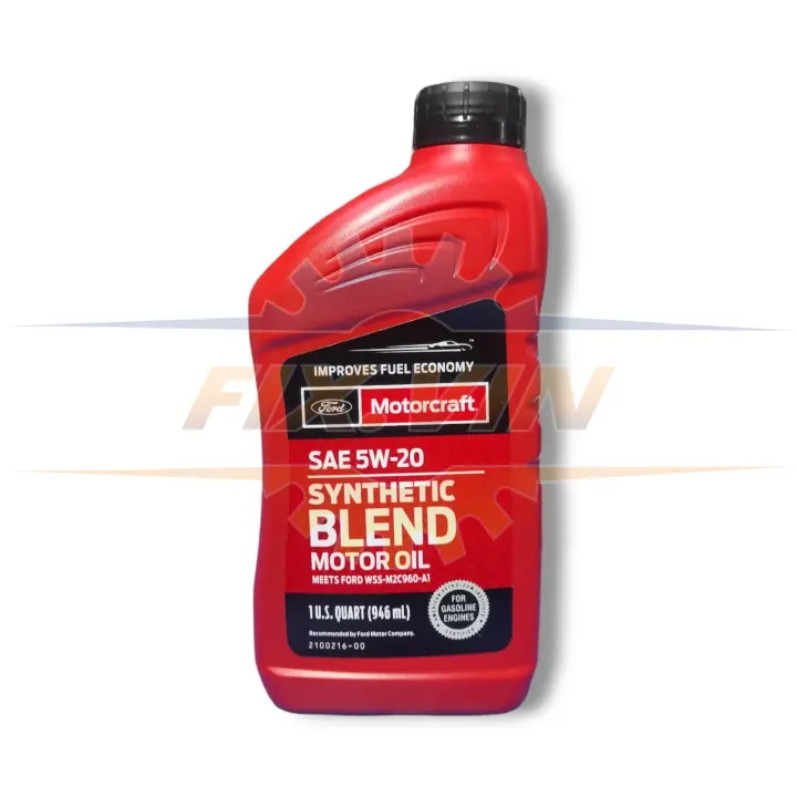 Олива моторна Motorcraft Synthetic Blend 5W20 0.946 л FORD XO5W20Q1SP (фото 1)