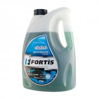 Антифриз готовий до використання Fortis G11 Blue -37° (синій) 5кг FORTIS 0028955