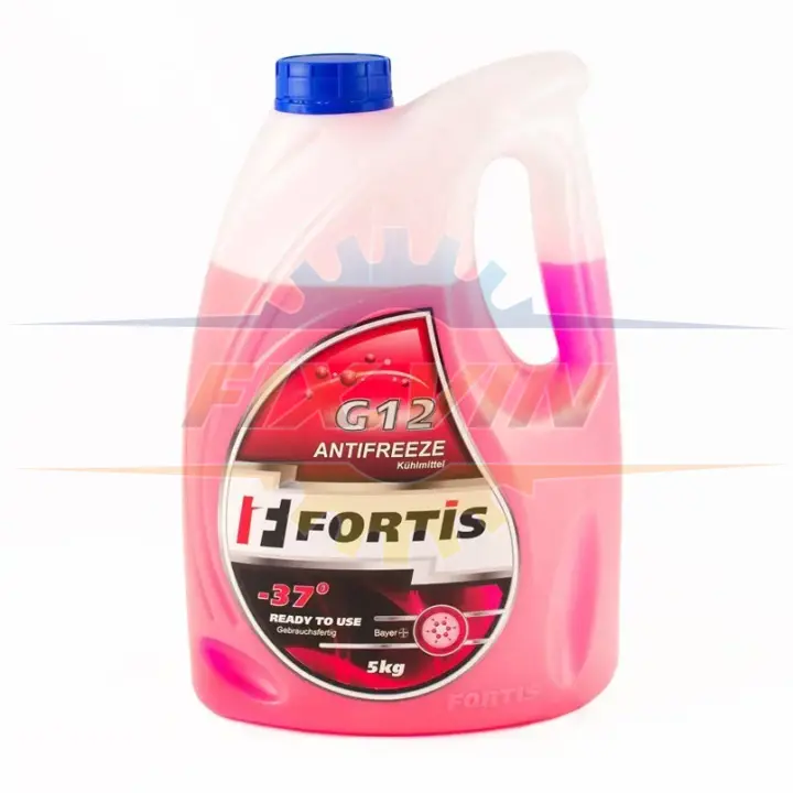 Антифриз готовий до використання Fortis G12 Red -37° (червоний) 5кг FORTIS 0028956 (фото 1)