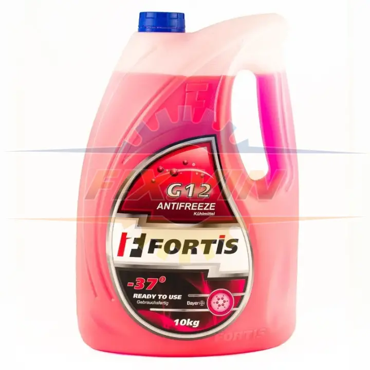 Антифриз готовий до використання Fortis G12 Red -37° (червоний) 10кг FORTIS 0087809 (фото 1)