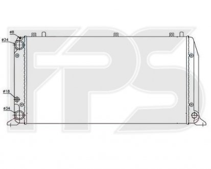 Радіатор охолодження FPS FP 12 A409
