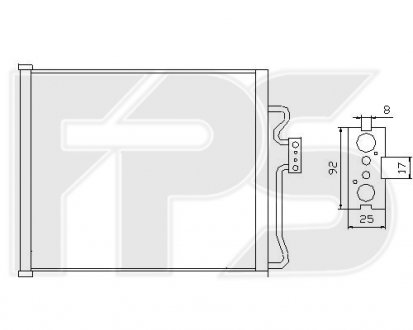 Конденсатор кондиціонера FPS FP 14 K17