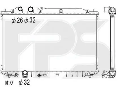 Радіатор охолодження FPS FP 30 A1395