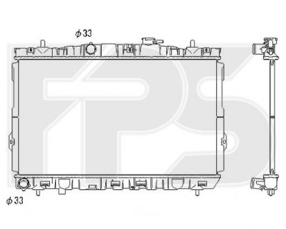 Радіатор охолодження FPS FP 32 A676