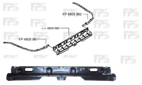 Кріплення бампера FPS FP 4805 982