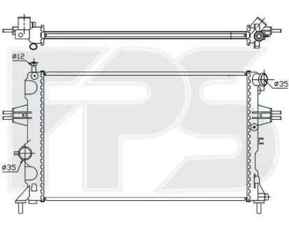 Радіатор охолодження FPS FP 52 A288