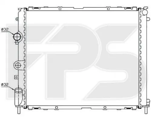 Радіатор охолодження FPS FP 56 A394 (фото 1)