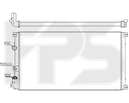 Радіатор охолодження FPS FP 56 A930