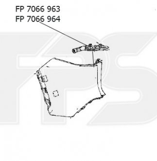 Кріплення пластикове FPS FP 7066 963