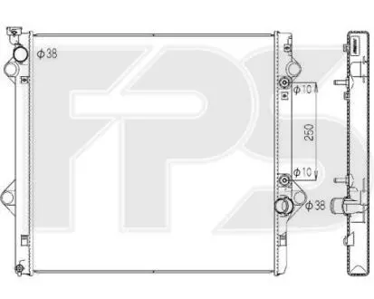 Радіатор охолодження FPS FP 70 A1316