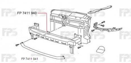 Автозапчасть FPS FP 7411 941