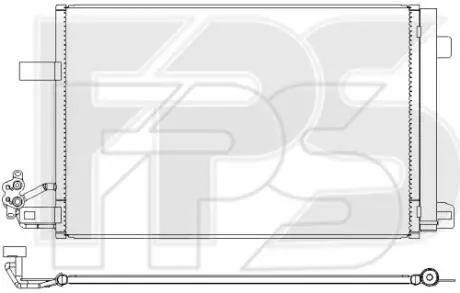 Конденсатор кондиціонера FPS FP 74 K51