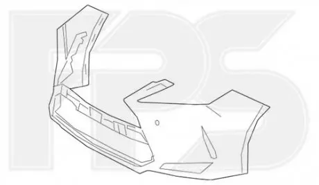 Бампер FPS FP 8178 904