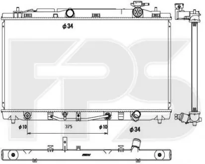 Радіатор охолодження FPS FP 81 A1323