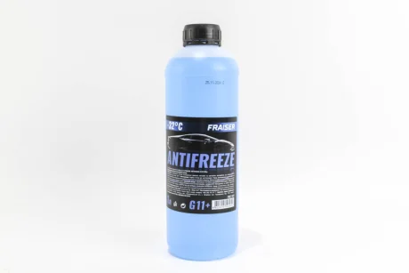 Антифриз G11+ (синій) -32°C готовий (1L) FRAISER FRG1101