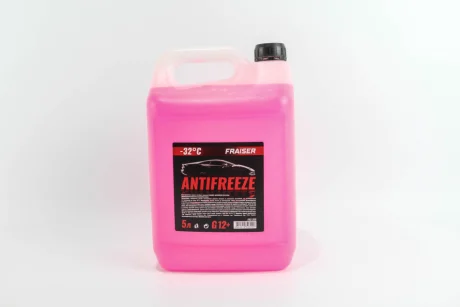 Антифриз G12+ (червоний) -32°C готовий (5L) FRAISER FRG1205